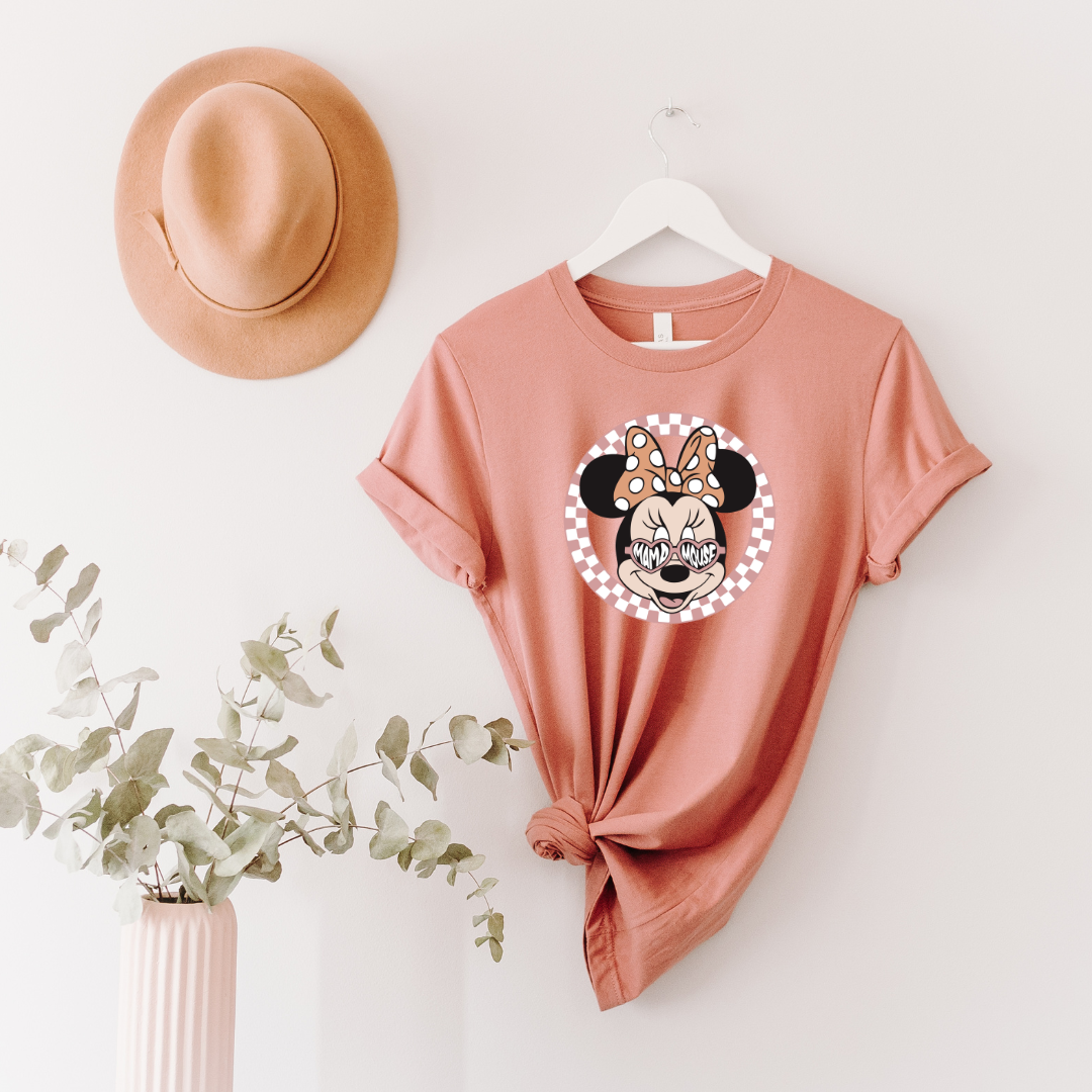 Minnie Mouse Mama shades Tshirt | Mothers Day | Gildan Softstyle