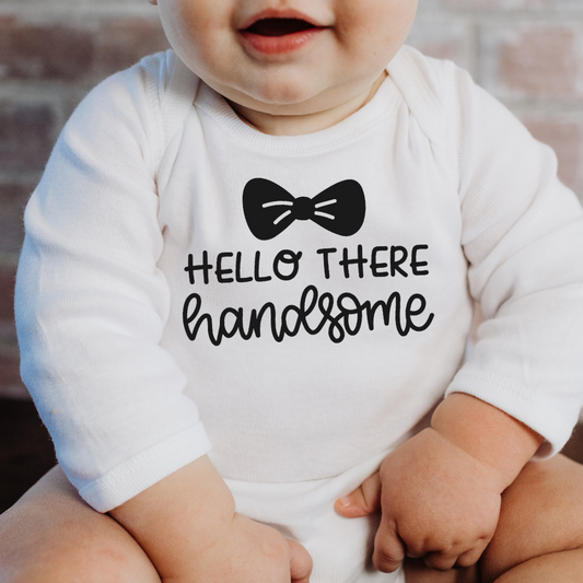 Hello There Handsome | Baby Onesie & Romper